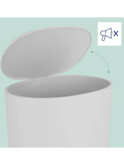 Mülleimer in Weiß - 10 Liter