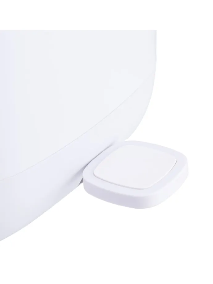 Mülleimer in Weiß - 9 Liter