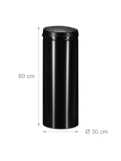 Mülleimer Schwarz - 50l