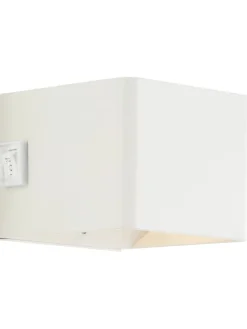 mobile LED Außenwandleuchte, Bewegungsmelder, magnetisch, weiß