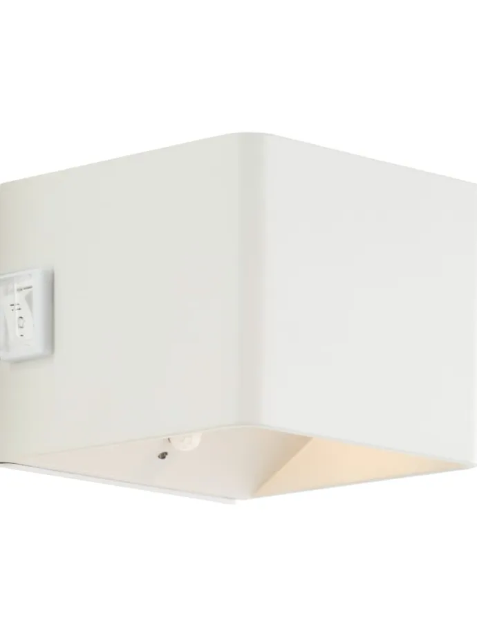 mobile LED Außenwandleuchte, Bewegungsmelder, magnetisch, weiß