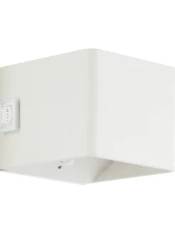 mobile LED Außenwandleuchte, Bewegungsmelder, magnetisch, weiß