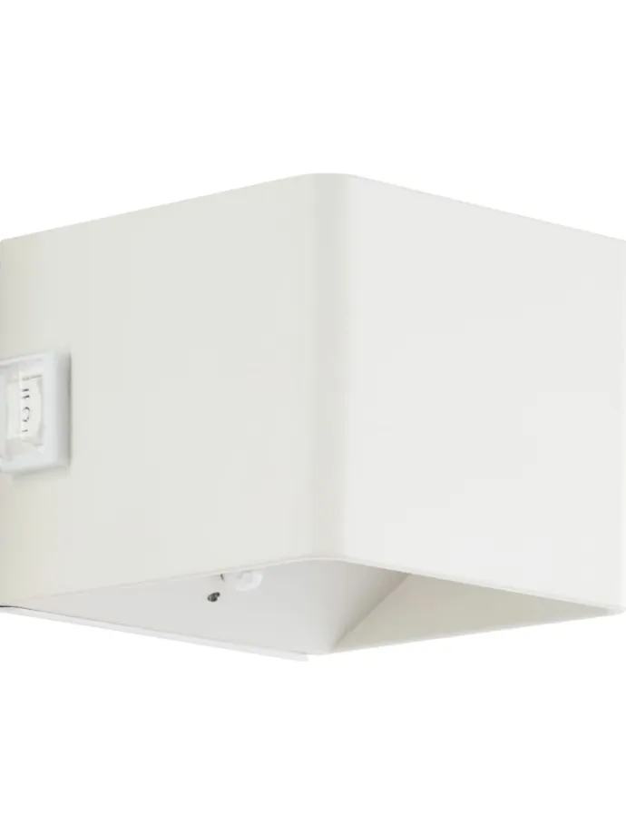 mobile LED Außenwandleuchte, Bewegungsmelder, magnetisch, weiß