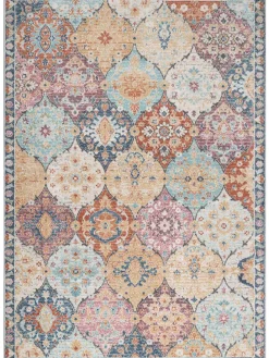 Moderner In-/Outdoor Teppich B in Mehrfach