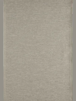 Moderner In-/Outdoor Teppich A in Beige Grau