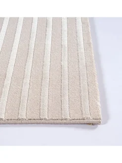Moderner Teppich Soft-Touch Flor C in Beige