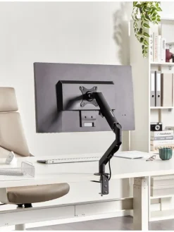 Monitorhalterung MARM in Schwarz - (W) 45 x (H) 18 x (L) 11 cm