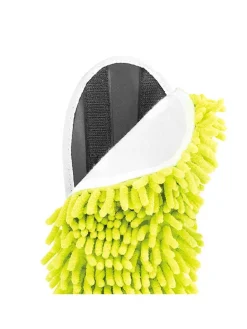 Mopp-Pantoffeln in Limette - (B)27 x (H)4 x (T)11 cm