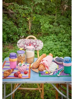 Müslibehälter in Grün/ Rosa - 250 ml