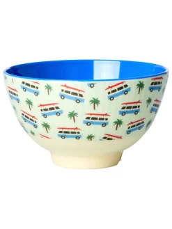 Müslischale in Creme/ Blau - 300 ml