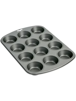 Muffinform ''Gourmet 231'' in Grau - (B)38 x (H)3,2 x (T)26,7 cm