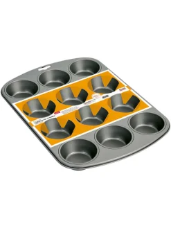 Muffinform ''Gourmet 231'' in Grau - (B)38 x (H)3,2 x (T)26,7 cm