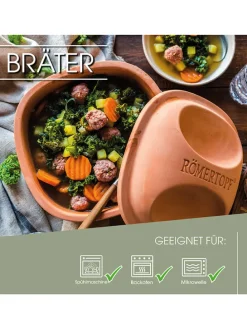 Multi-Bräter in Hellbraun - für 4 Personen