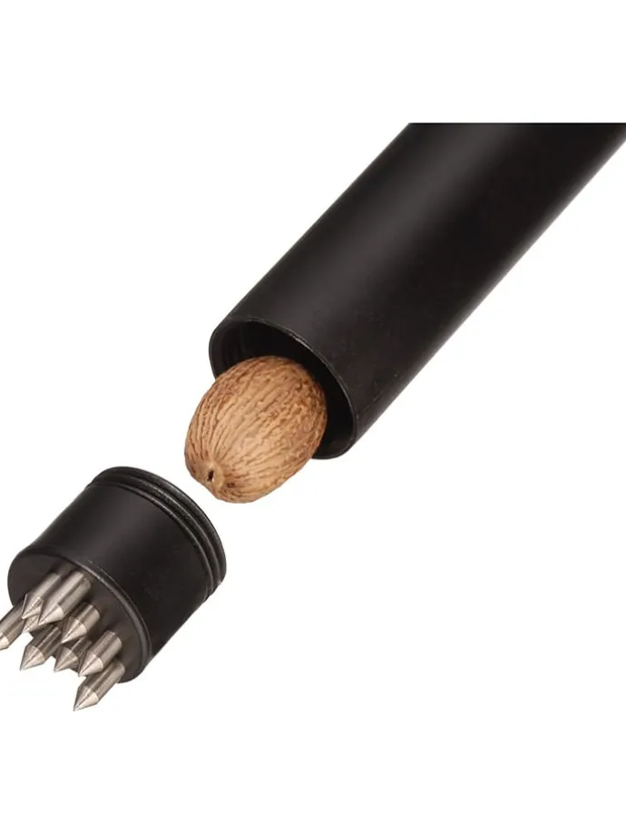 Muskatmühle "Top Tools" in Schwarz - (L)16,5 cm