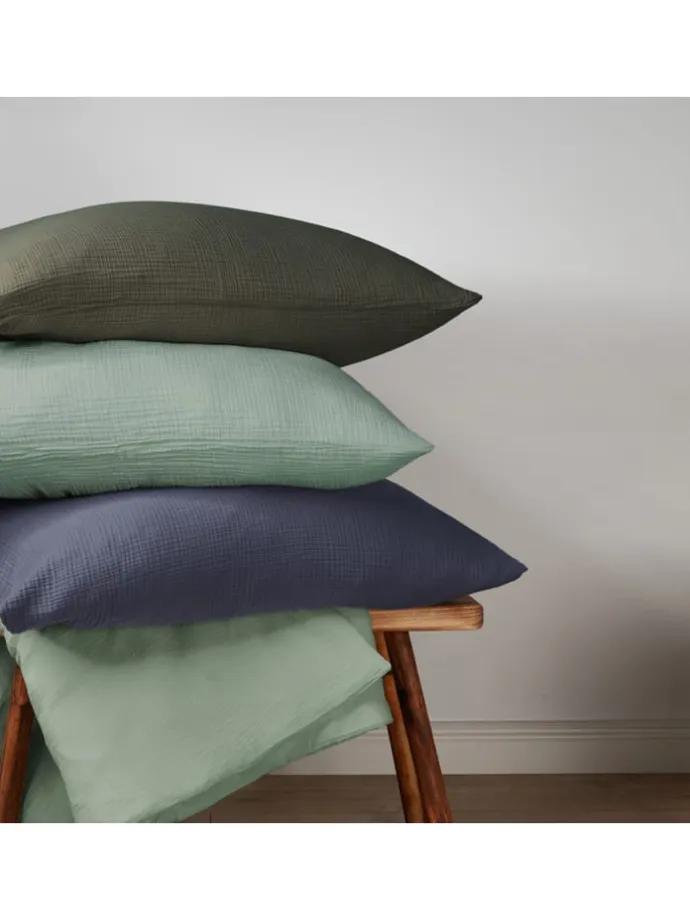 Musselin-Bettwäsche-Set "Molly" in Hellgrün