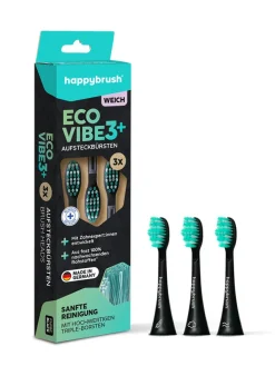 Nachfüllpack "Eco V3+ Refills (Black-Mint) soft" in Schwarz