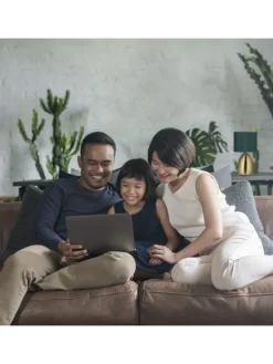 Nachttischlampe Touch in Messing - (H)33,5 cm