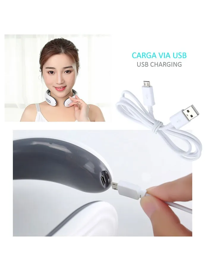 Nackenmassagegerät in Weiß