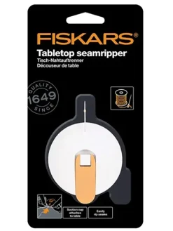 Nahtauftrenner in Weiß/ Orange - (B)9,5 x (H)18,4 x (T)3 cm