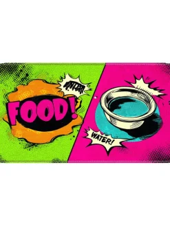 Napfunterlage in Bunt - (L)40 x (B)70 cm