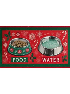 Napfunterlage in Rot - (L)40 x (B)70 cm