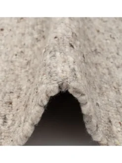 Natur Teppich Wolle Alaska Meliert in Braun