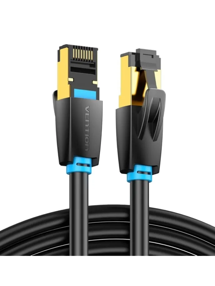 Netzwerkkabel CAT8 SFTP RJ45 Ethernet 40Gbps 8m Schwarz