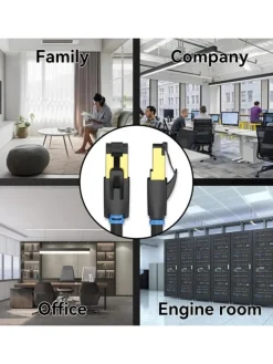 Netzwerkkabel CAT8 SFTP RJ45 Ethernet 40Gbps 8m Schwarz