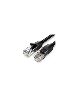 Netzwerkkabel RJ45 LAN-Kabel , UTP, Cat.6a 10m Schwarz