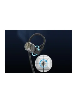 Netzwerkkabel UTP Cat.6 RJ45 Ethernet, 5m schwarz