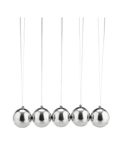 Newton-Pendel in Silber