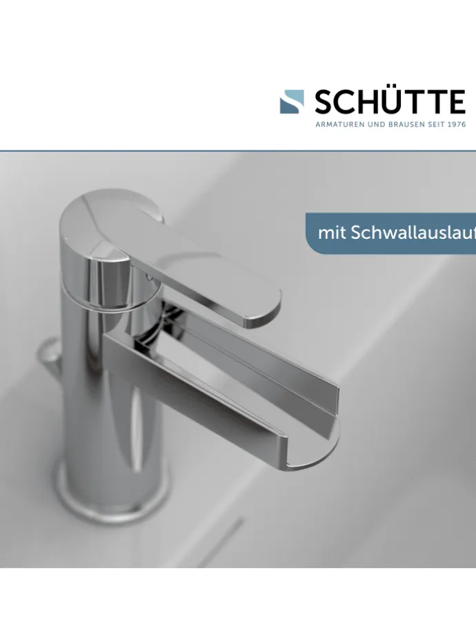 NIAGARA Waschtischarmatur, Chrom, mit Schwallauslauf