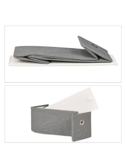 Nischenregal in Braun/ Grau - (B)20 x (H)76 x (T)48 cm