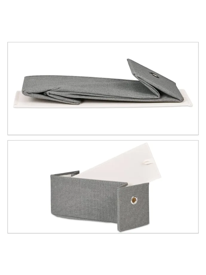 Nischenregal in Braun/ Grau - (B)20 x (H)76 x (T)48 cm