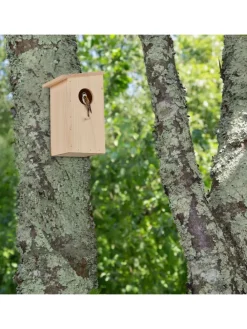 Nistkasten in Natur - (B)15 x (H)25,5 x (T)16 cm