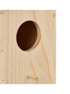 Nistkasten in Natur - (B)15 x (H)25,5 x (T)16 cm