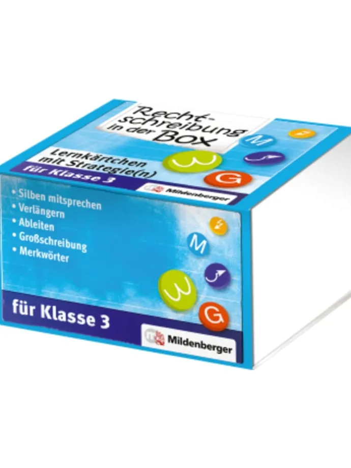 Nonbook - Rechtschreibung in der Box - Lernkärtchen mit Strategie(n) Klass