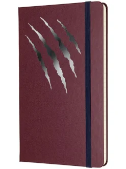 Notizbuch "Die Schöne und das Biest" in Lila - (B)13 x (H)21 cm