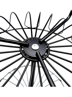 Obstkorb Etagere in Schwarz - 2 Etagen