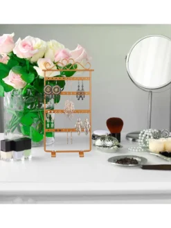 Ohrringhalter in Bronze - (B)16,5 x (H)30,5 x (T)6,5 cm