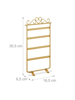 Ohrringhalter in Gold