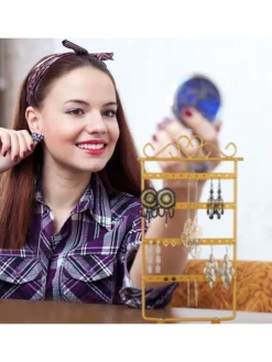 Ohrringhalter in Gold