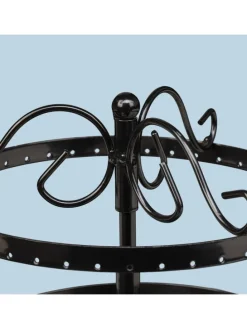 Ohrringhalter in Schwarz - (H)30 x Ø16,5 cm