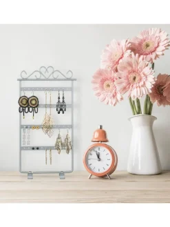 Ohrringhalter in Silber - (B)16,5 x (H)30,5 x (T)6,5 cm