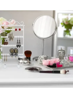 Ohrringhalter in Weiß