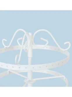 Ohrringhalter in Weiß - (H)30 x Ø16,5 cm