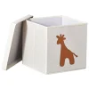 Ordnungsbox "Giraffe" in Beige - (B)30 x (H)30 x (T)30 cm