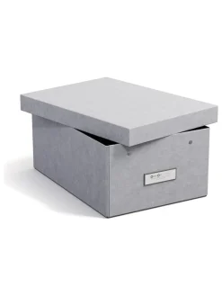 Ordnungsbox in Hellgrau - (B)22,5 x (H)13,5 x (T)31,5 cm