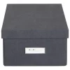 Ordnungsbox in Schwarz - (B)22,5 x (H)13,5 x (T)31,5 cm