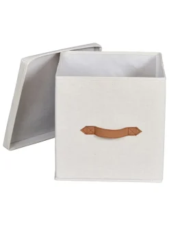 Ordnungsbox "Premium" in Beige - (B)30 x (H)30 x (T)30 cm
